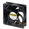 9WPA0924P4G0011, DC Fans DC Tubeaxial Fan, 92x25mm, 24VDC, 86.5CFM, 6W, 47dBA, 5700RPM, 0.51inchH2O, Ribless, Splash and Dust Proof, Tachometer, PWM, IP68 Rated view 1