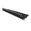 Vertical Cable 24 Port Blank Patch Panel - 1U view 1