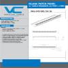 Vertical Cable 24 Port Blank Patch Panel - 1U view 4