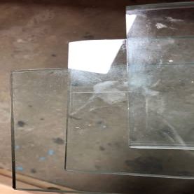 Jalousie Slat Glass Replacements Slats; Clear Set of 5 (38 3/4)