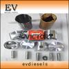 For Mitsubishi Forklift 6DR5 engine rebuild kit 6DR5 piston + ring liner gasket bearing view 2