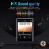 64GB Mp3 Player with Bluetooth, Full Touch 2.4 Screen MP3 and MP4 Player Built-in HD Speaker, FM Radio, Voice Recorder, Mini Design Sports Music Player Support Expansion (128GB) Black view 2