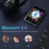 64GB Mp3 Player with Bluetooth, Full Touch 2.4 Screen MP3 and MP4 Player Built-in HD Speaker, FM Radio, Voice Recorder, Mini Design Sports Music Player Support Expansion (128GB) Black view 3
