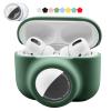 2 in 1 Protective Case Compatible with Apple Airpods Pro 2nd/1st Generation & Airtag Case Combo, Soft Silicone Protective Cover for Women Men with 2 PCS Screen Protector, Shock-Proof(Blackish Green) view 1