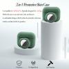 2 in 1 Protective Case Compatible with Apple Airpods Pro 2nd/1st Generation & Airtag Case Combo, Soft Silicone Protective Cover for Women Men with 2 PCS Screen Protector, Shock-Proof(Blackish Green) view 4
