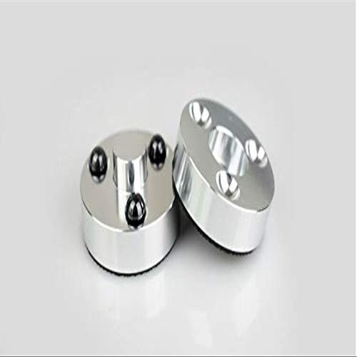 HIFI Audio Speakers Amplifier Chassis Ceramic beads Anti-shock Shock Absorber Foot Pad Feet Pads Vibration Absorption Stands (Color : 3pieces silver)
