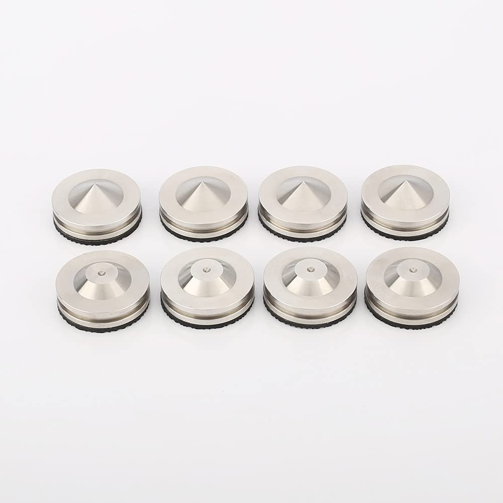 4PCS 28mm Stainless Steel HiFi audio Speaker Isolation Spike Stand Feet Pads Base (Standard : 1pack)