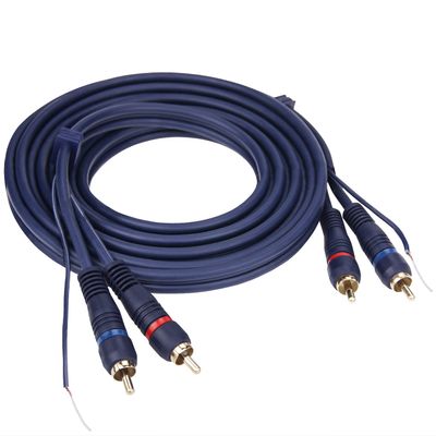 UIInosoo RCA Cable With Ground Wire, 10ft Turntable Gold Plated 2RCA Male to 2RCA Male Stereo Interconnect for Turntable, Preamp, Record Player, Amplifier