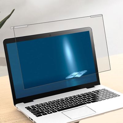 WLWLEO Laptop Screen Protector Film Blocking Blue Light Filter Hang Anti-Dust Anti-Scratch Screen Protector Panel for 12-17 inch Laptop/Notebook Monitor,14.4inch(320215mm)