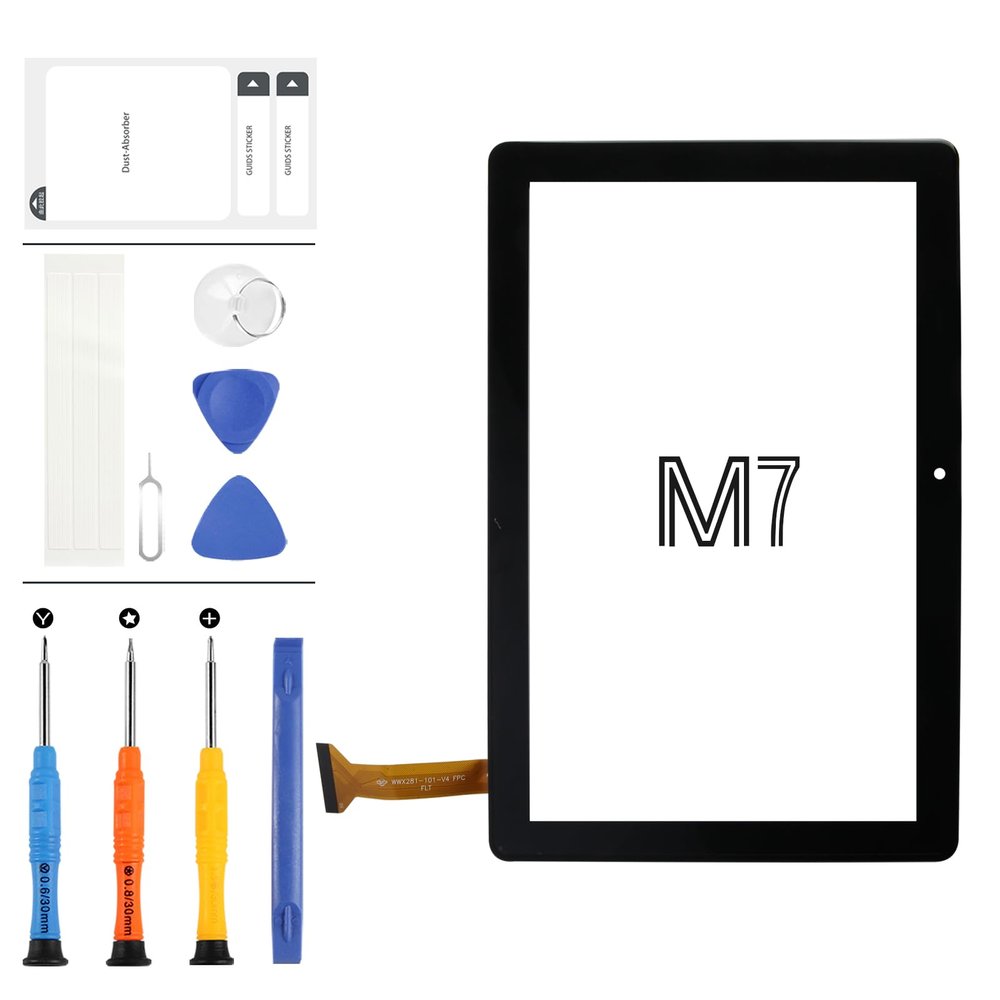 for Meberry M7 Screen Replacement,for Meberry M7 10.1 inch Talbet Touch Screen Digitizer Sensor Full Glass Panel Repair Parts,with Free Tools