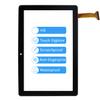 for Meberry M7 Screen Replacement,for Meberry M7 10.1 inch Talbet Touch Screen Digitizer Sensor Full Glass Panel Repair Parts,with Free Tools view 2