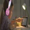 KORABA Kids Wireless Headphones for Girls Children Teens, LED Light Up Bluetooth Unicorn Headphones with Microphone for School/Xmas/Online Study/Unicorn Gifts (Pink Wireless) view 3