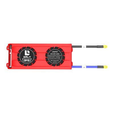 DALY SMART BMS LiFePo4 20S 60V 100A with Programmable Bluetooth Module and Common Port Cooling Fan
