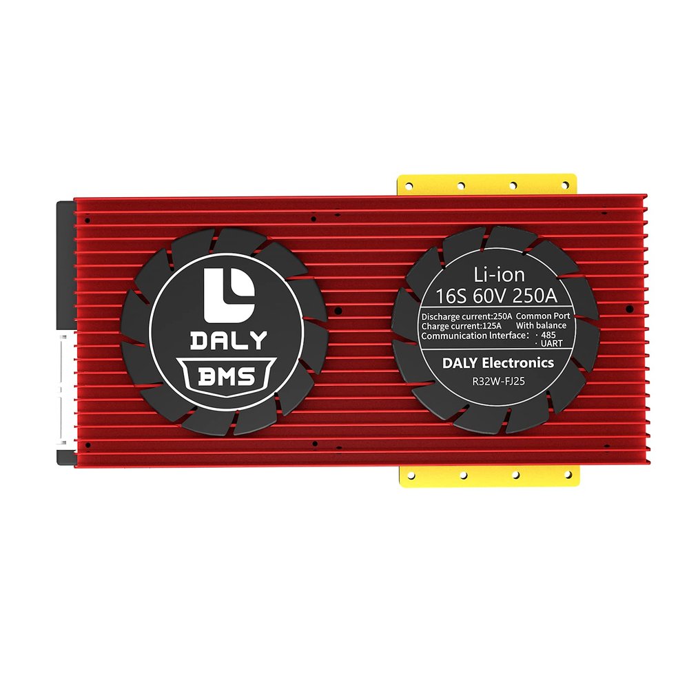 DALY SMART BMS Li-ion 16S 60V 250A with Programmable Bluetooth Module and Common Port