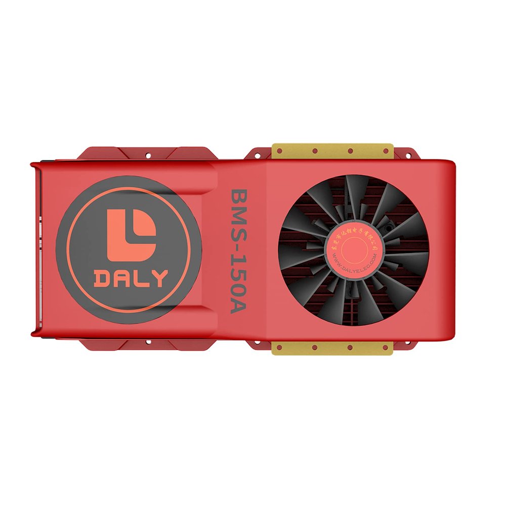 DALY SMART BMS LiFePo4 24S 72V 150A with Programmable Bluetooth Module and Common Port Cooling Fan