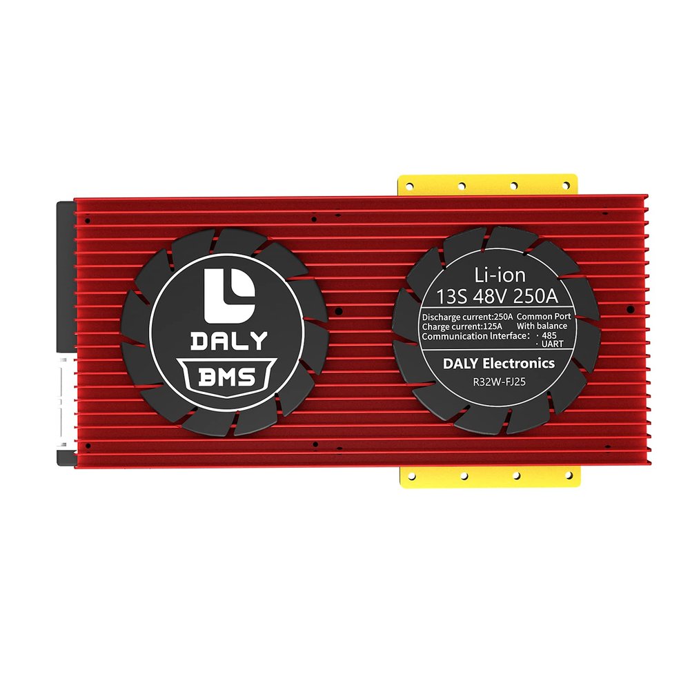DALY SMART BMS Li-ion 13S 48V 250A with Programmable Bluetooth Module and Common Port
