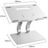 XIXIDIAN Laptop Stand,Multi-Angle Adjustable Foldable Ergonomic Monitor Riser Aluminum Cooling Laptop Holder for 10~17In Notebooks view 2