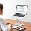 XIXIDIAN Laptop Stand,Multi-Angle Adjustable Foldable Ergonomic Monitor Riser Aluminum Cooling Laptop Holder for 10~17In Notebooks view 3