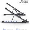 XIXIDIAN Laptop Stand,8 Height Adjustable Laptop Stand with Folding Buckle Multifunctional Computer Stand Portable and Foldable (Color : Black) view 3