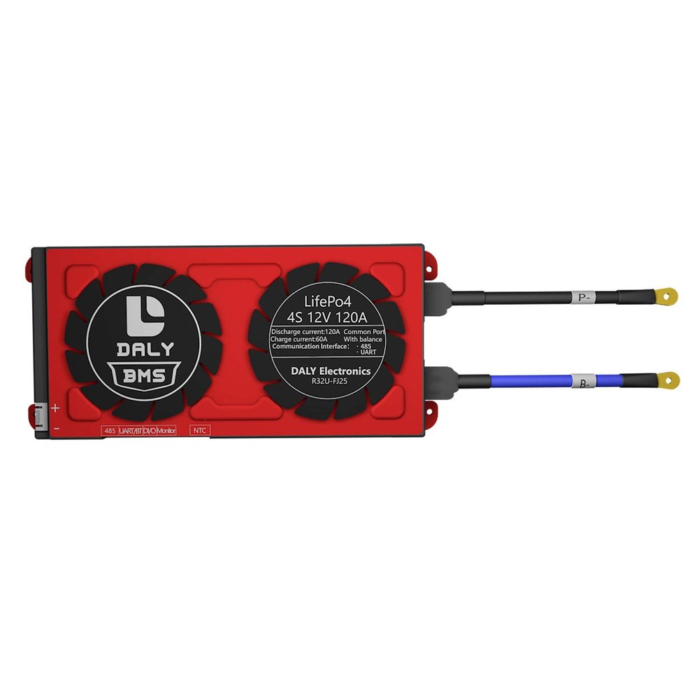 DALY SMART BMS LiFePo4 4S 12V 120A with Bluetooth Module and Common Port
