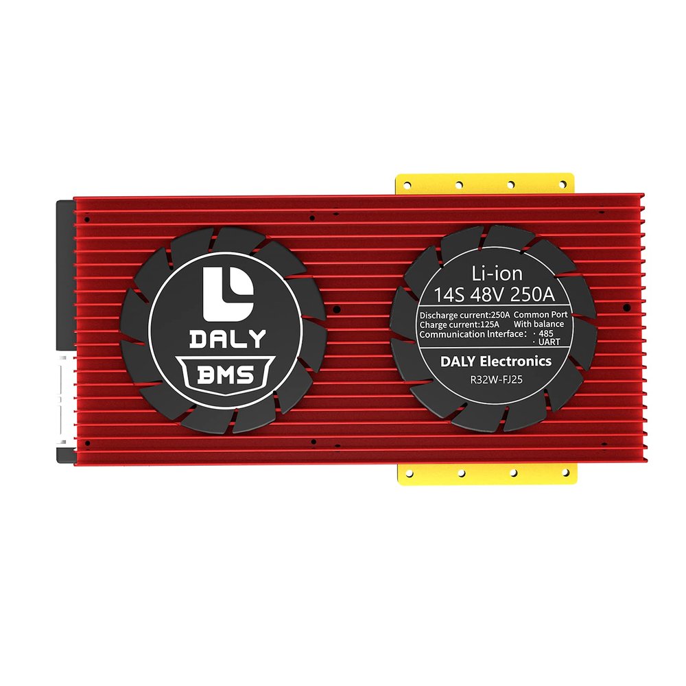 DALY SMART BMS Li-ion 14S 48V 250A with Programmable Bluetooth Module and Common Port