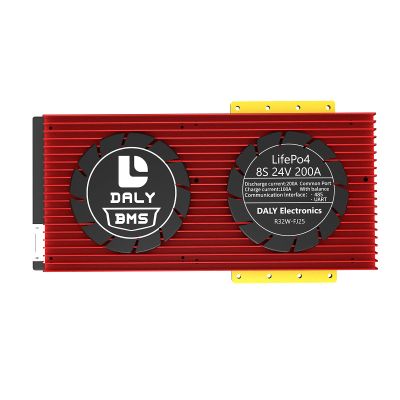 DALY SMART BMS LiFePo4 8S 24V 200A with Programmable Bluetooth Module and Common Port