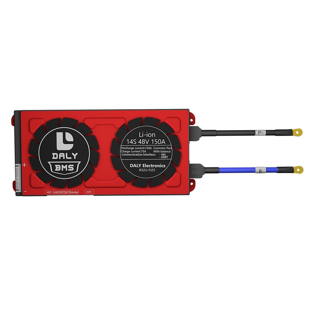 DALY SMART BMS Li-ion 14S 48V 150A with Programmable Bluetooth Module and Common Port