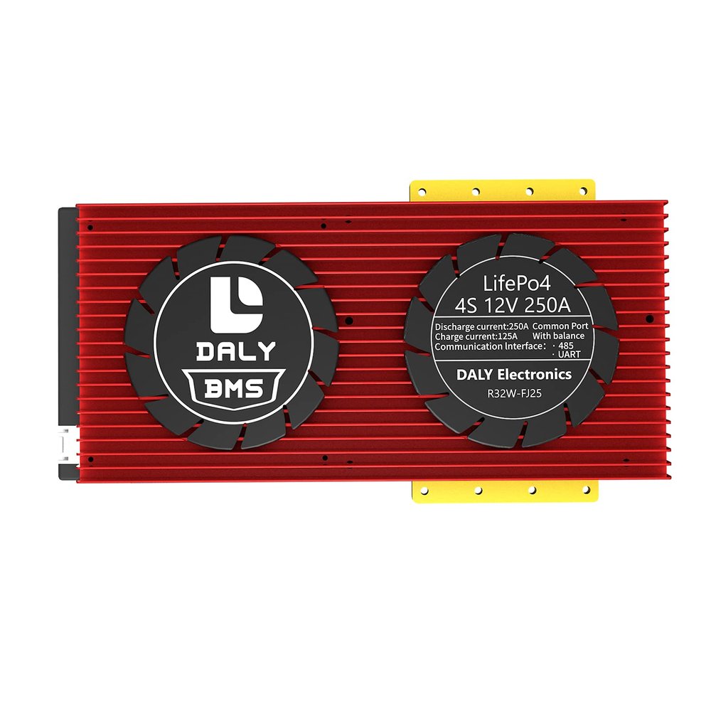 DALY SMART BMS LiFePo4 4S 12V 250A with Programmable Bluetooth Module and Common Port