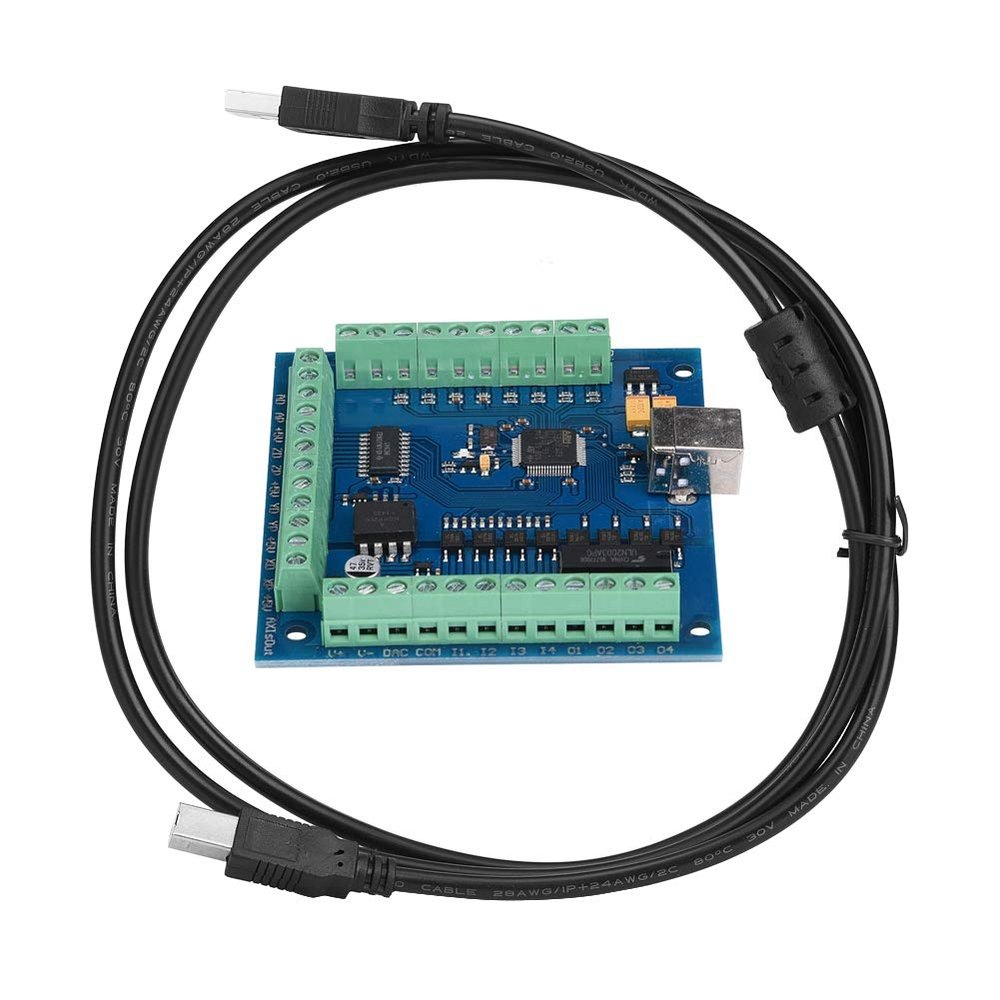 EVTSCAN Mach3 Motion Card MACH3 USB 4 Axis 100KHz USB CNC Motion Controller Card Breakout Board Controller for Engraving