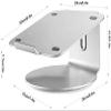 XIXIDIAN Laptop Stand,360 Rotation Aluminum Alloy Material Durable Cooling Base Laptop Stands for 11-17Inch Monitor Heightening Stand view 2