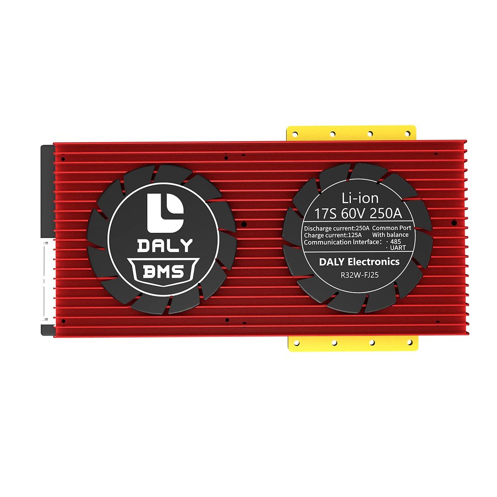 DALY SMART BMS Li-ion 17S 60V 250A with Programmable Bluetooth Module and Common Port
