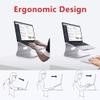 XIXIDIAN Laptop Stand,Aluminum Alloy Computer Riser Portable Universal Laptop Stand for 11-7In laptops (Color : Silver) view 4
