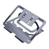 XIXIDIAN Laptop Stand,5 Height Adjustable Portable Lifting Computer BracketFoldable Aluminum Alloy Desktop Heightened Heat Sink for Home/Office (Color : Gray) view 1