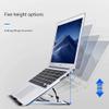 XIXIDIAN Laptop Stand,5 Height Adjustable Portable Lifting Computer BracketFoldable Aluminum Alloy Desktop Heightened Heat Sink for Home/Office (Color : Gray) view 3