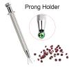 Prong Holder, Professional Jewelry Making Tool with Spring Loaded Plunger for Precise Gemstone Handling Stainless Steel 12cm view 2