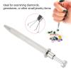 Prong Holder, Professional Jewelry Making Tool with Spring Loaded Plunger for Precise Gemstone Handling Stainless Steel 12cm view 4