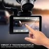 Car and Driver Eye2Pro, 4K Ultra HD Dash Cam, Wide-Angle FOV Recording Camera with Suction Mount and 3-Inch Touchscreen, 30 FPS, Includes 16GB MicroSD Card view 4
