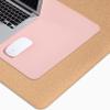 Desk Pad, Natural Cork Leather Dual Sided Desk Mat, Waterproof Desk Mat, PU Leather Mouse Pad, Non-Slip Large Mouse Pad for Office Home view 4