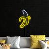 Northlight LED Neon Style Banana Wall Sign, 18", Yellow view 3