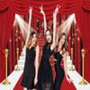 INRUI Red Curtain Stage Photography Background Red Carpet Film Stars Celebrity Party Banner Backdrop (8x6FT) view 2