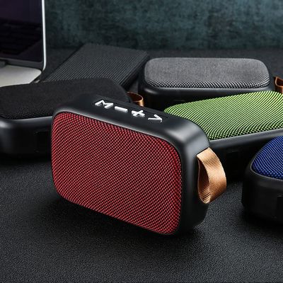 Cuifati Bluetooth Speaker Subwoofer Stereo Portable USB Mini Speaker with FM Radio Louder Volume Crystal Clear Stereo Sound Rich Bass(red)