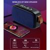 Cuifati Bluetooth Speaker Subwoofer Stereo Portable USB Mini Speaker with FM Radio Louder Volume Crystal Clear Stereo Sound Rich Bass(red) view 2