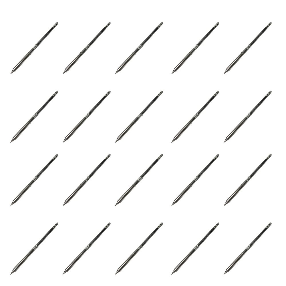 T15-CF4 Bevel Single Flat 4mm Soldering Tip for FX-9501 FM-2028 FM-2027 FM-2021 FX-950 FX-951 FX-952 FM-202 FM-203 FM-204 FM-206 ACE Tips (20)
