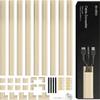 Cord Covers for Wires on Wall - 150in Cable Management Cable Hider - Cord Hiders for TV On Wall - Paintable Cable Concealer - Wire Covers for Cords - 10X (L16 x W0.95 x H0.5) - Medium | Beige view 1