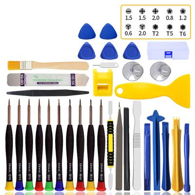 33PCS Mobile Phone Repair Tools Kit Multifuction Repair Screwdriver Kit Hand Tools Set Suitable for Repair of Mobile Phones,Tablets,Watches,Glasses.