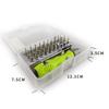 32PCS Mobile Phone Repair Tools Kit C7389 Multifuction Repair Screwdriver Kit Hand Tools Set Suitable for Repair of Mobile Phones,Tablets,Watches,Glasses. view 2