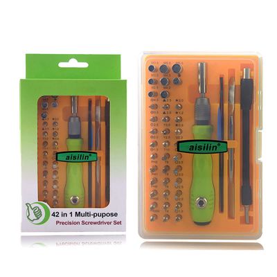 42PCS Mobile Phone Repair Tools Kit 4201 Multifuction Repair Screwdriver Kit Hand Tools Set Suitable for Repair of Mobile Phones,Tablets,Watches,Glasses.