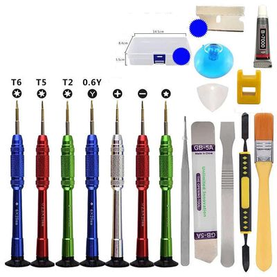 16PCS Mobile Phone Repair Tools Kit Multifuction Repair Screwdriver Kit Hand Tools Set Suitable for Repair of Mobile Phones,Watches,Glasses.