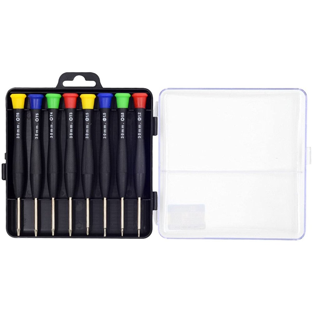 8PCS Mobile Phone Repair Tools Kit Cell Phone Repair Screwdriver Kit Hand Tools Set Suitable for Repair of Mobile Phones,Tablets,Watches,Glasses.