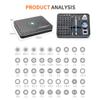 55PCS Mobile Phone Repair Tools Kit Multifunction Cell Phone Repair Screwdriver Kit Suitable for Repair of Mobile Phones,Watches or Glasses. view 4